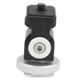 thumbnail image 4 of Camera Tripod Ball Head, Universal 1/4In Screw And 1/4In Screw Hole 360°Panoramic Ball Head Aluminium Alloy  For Fill Light For Monitor Microphone, 4 of 8