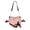 pink, variant on Kawaii PU Heart Ita Bag for Women, Devil Wing Detail, Clear Display Window, Metal Ring & Zipper Closure, Shoulder Crossbody Bag (11.8" x 3.5" x 9.1", 0.95 lb)