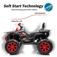 thumbnail image 4 of Hikiddo 24V 4WD Kids ATV 4 Wheeler, 2-Seater Powered Ride on ATV Toy for Big Kids w/ Bluetooth, 4x200W Motor - Red, 4 of 9
