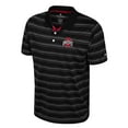thumbnail image 2 of Men's Colosseum  Black Ohio State Buckeyes Milk Steak Polo, 2 of 3