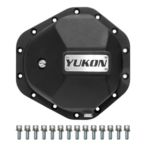 Yukon Gear and Axle Nodular Iron Diff Cover Compatible with GM14T Differentials with 8mm Cover Bolts YHCC-GM14T-M