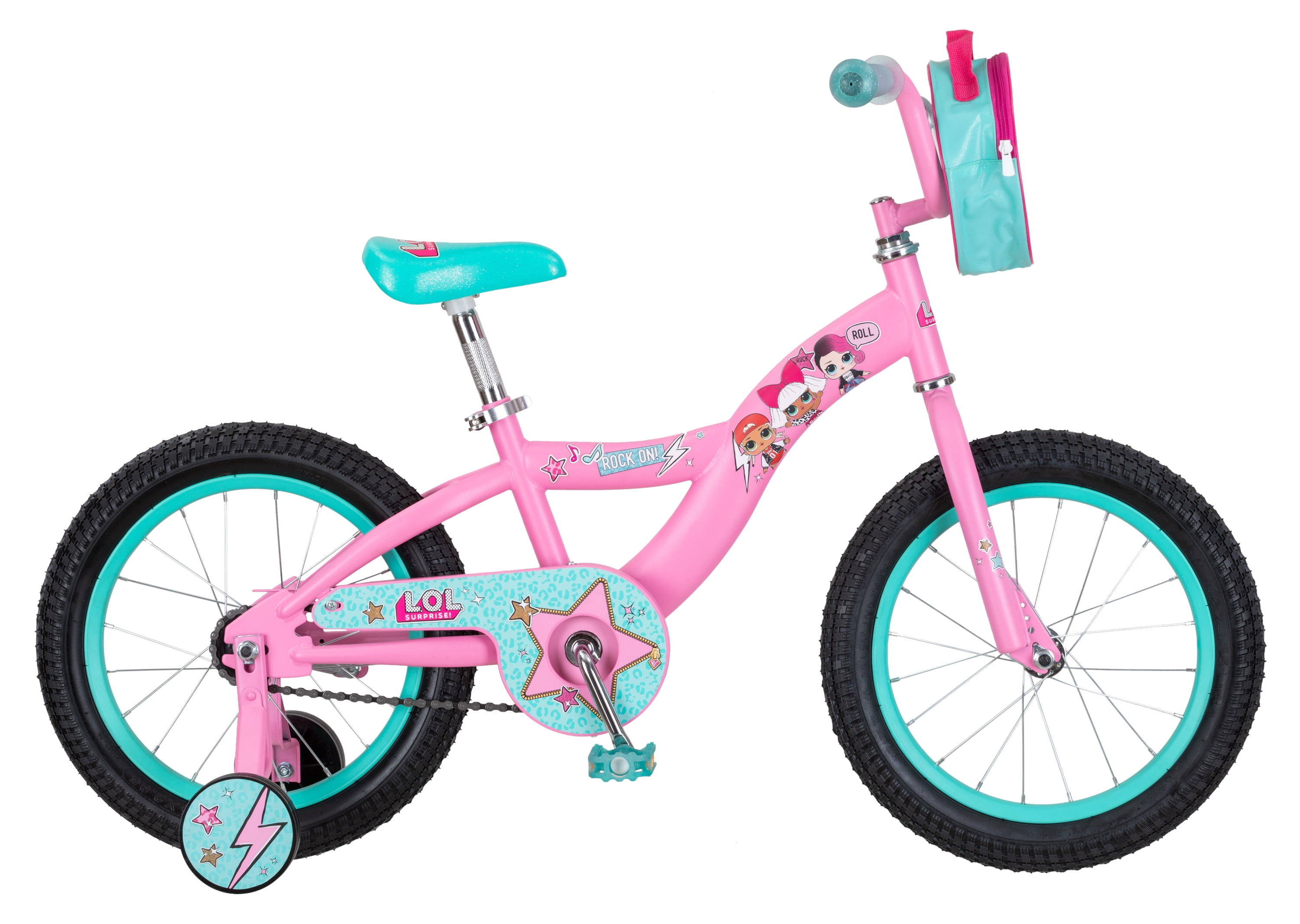 Lol Surprise Kids Bike For Girls 16 Inches Pink Features Training