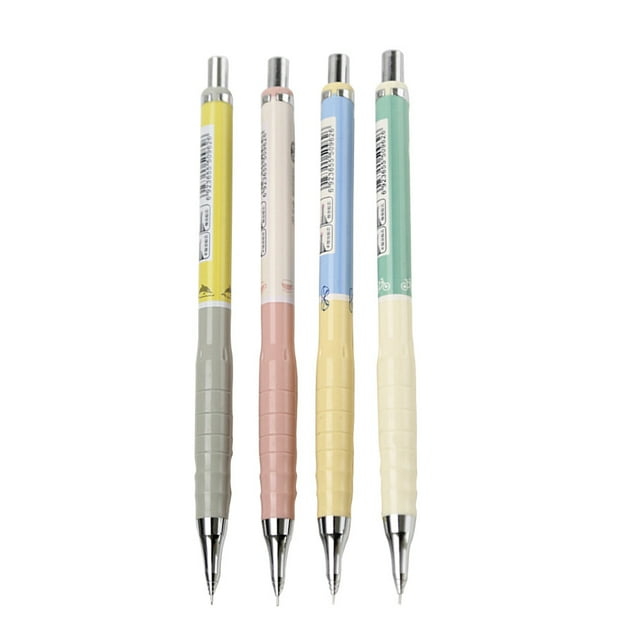 Shisuyan 4 Ensembles Crayons Mécaniques 0.3mm Crayons Automatiques avec Recharges Remplaçables