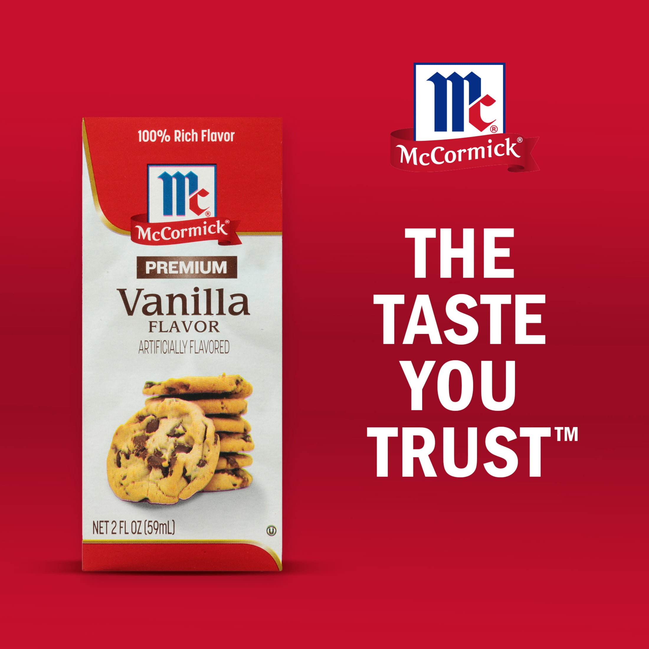 McCormick Kosher Premium Vanilla Flavor, 2.0 fl oz Box