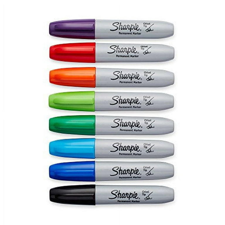 Short Color Sharpie Chisel Point Markers Assorted 8 Pack -  Portugal