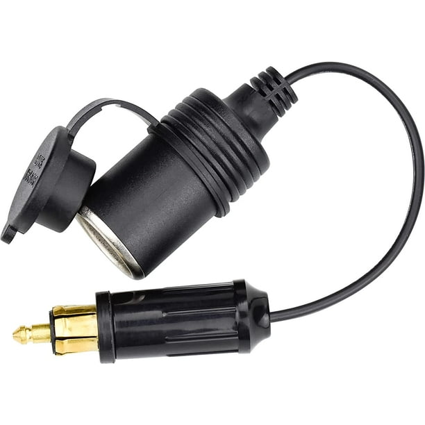 12V-24V Hella(din) To Standard Cigarette Lighter Socket, Hella(Din) To  Adapter, Cigarette Lighter Adapter, European Male Din Plug Cigarette  Lighter Adapter