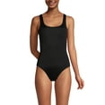 thumbnail image 3 of Lands' End Women's Chlorine Resistant High Leg Soft Cup Tugless Sporty One Piece Swimsuit, 3 of 3