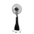 thumbnail image 1 of XBrand Ventilador de pedestal oscilante con niebla, ventilador de nebulización para el hogar, oficina, patios con temporizador y control remoto, 47 pulgadas de altura, blanco y negro, 1 of 5
