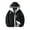 Black, variant on Brondbend Coats for Men Mens Fall Jacket Hooded Long Sleeved Zipper Pocket Outerwear Solid Color Comfortable Jacket Loose Fit Going out Tops Black