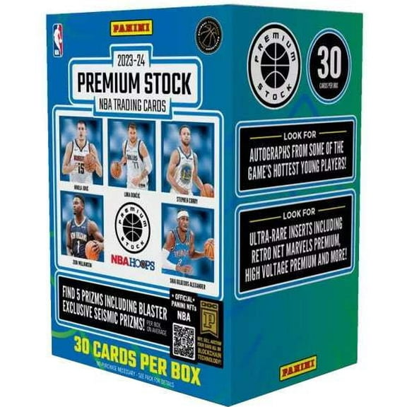 NBA Panini 2023-24 Premium Stock Basketball Trading Card BLASTER Box (6 Packs)