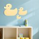 thumbnail image 4 of Hytrove 7Ud Stickers Pared Pato Dorado Con Instalación Fácil Para Elegante, 4 of 8