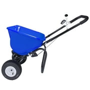 EarthWay Polar Tech 50 LB Ice Melt and Rock Salt Blue Spreader 90950