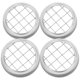 thumbnail image 1 of Stainless Steel Floral Jar Covers with Smooth Edges and Comfortable Grip for Wide Mouth Jars 4, 1 of 5