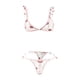 thumbnail image 2 of Gibobby Lencería de encaje Ropa interior de encaje de Uniformes Conjuntos de ropa interior Pijamas (Blanco, S), 2 of 5