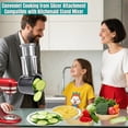 thumbnail image 5 of 5-Blade Slicer/Shredder Attachment for KitchenAid Mixers, Stainless Steel, Veggie & Cheese Grater, 5 of 7