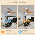 thumbnail image 4 of Ventilador de techo Vagizm de 91 cm con luz y control remoto, 4 of 6