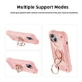thumbnail image 4 of Nalacover Heavy Duty Case for iPhone 15 Plus, Military Grade Ring Holder Kickstand Rugged PC Soft TPU Shockproof Cover Magnetic Car Mount Triple Layers Colors Design Case, Rosegold, 4 of 6