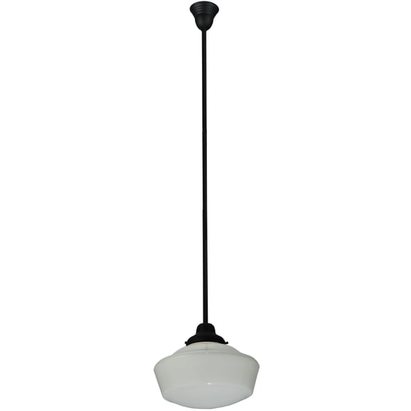 Meyda Tiffany 125621 16" W Schoolhouse - Black