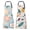 Orange/Floral, variant on 2 Pack Floral Apron For Women With Pockets, Adjustable Cotton Chef Aprons For Kitchen, Cooking, BBQ & Grill (Blue/Flowers)