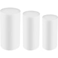 thumbnail image 2 of 3 Pcs Cylinder Stands for Party, Metal Cylinder Pedestal Stand, Cake Flower Table Display Pillars for Wedding Birthday Party Art Decor, 2 of 10