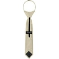 thumbnail image 3 of Boys 11 inch Solid Color Zipper Necktie Ties - Many Colors Available, 3 of 7