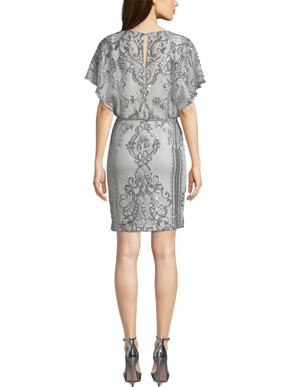 blouson cocktail dress