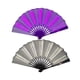 thumbnail image 1 of 2 uds LED ventilador plegable nocturno accesorios de mano decoración regalo luz para boda cumpleaños Color Blanco Violeta Sunnimix Abanico plegable, 1 of 8