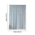 thumbnail image 3 of White Embroidered Sheer Curtains, Light-Filtering Phantom Mesh Window Screen, for Living Room Bedroom, 3 of 6