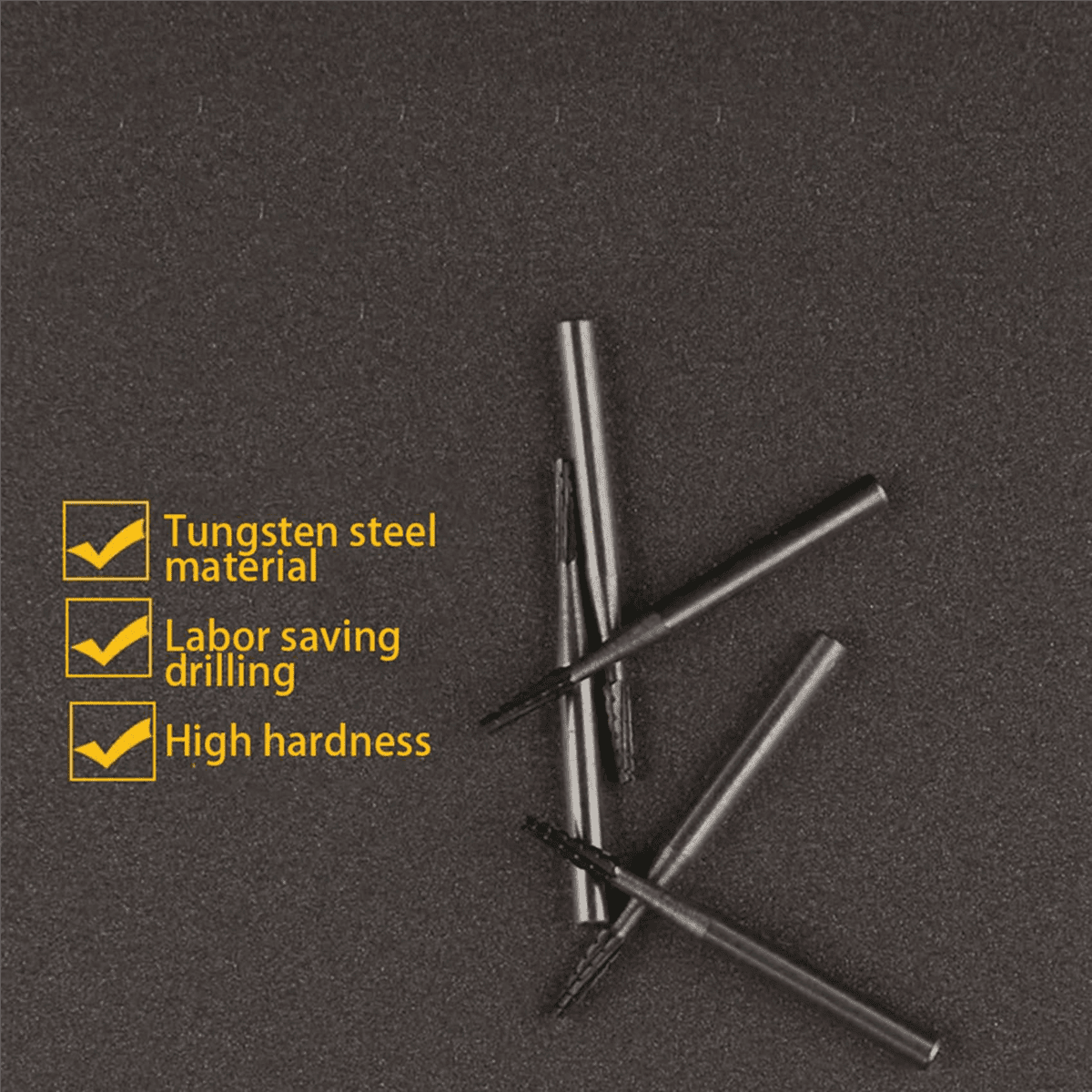30X Car Front Windshield Repair Tool Glass Drilling Bit Tungsten Steel Drill Bit