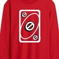 thumbnail image 2 of UNO Red Skip Card - Men's Long Sleeve T-Shirt, 2 of 4