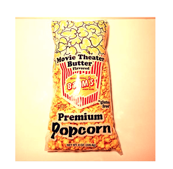 Brim's Movie Theater Butter Flavored Premium Popcorn (large 8 oz Bag