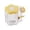 Yellow, variant on Automatic Bird Water Dispenser Flower Shaped Transparent Parrot Water Feeder Bottle Floating No Spill Cage Mount Bird Waterer Cage Accessories for Budgie Lovebird Conure Small Birds