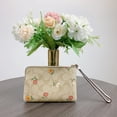 thumbnail image 4 of Coach Women's Corner Zip Wristlet In Signature Canvas With Nostalgic Ditsy Print (Light Khaki Multi), 4 of 5