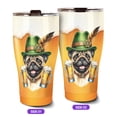 thumbnail image 2 of Best Pug Dad Proud Beer Lover Happy Oktoberfest 30oz Stainless Steel Tumbler Insulated Cup with Lid Dog Lover Gifts - 02016, 2 of 5