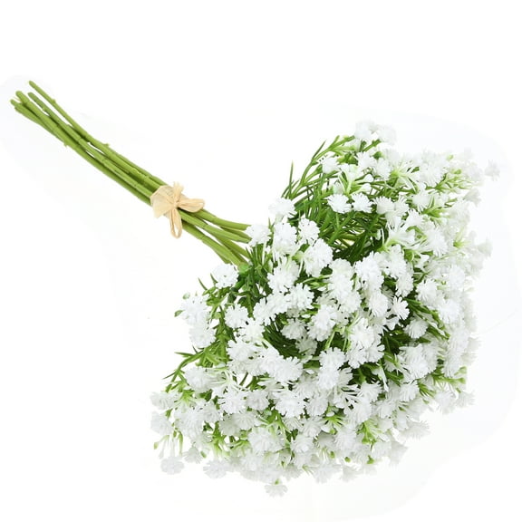 unbranded  Artificial Flower Decorative Flora Gypsophila Decoration Flowers Bride White