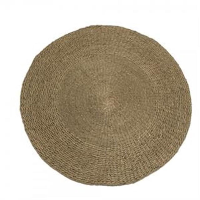 Zentique ZENMK-RR4 48 x 48 in. Round Area Rug, Brown