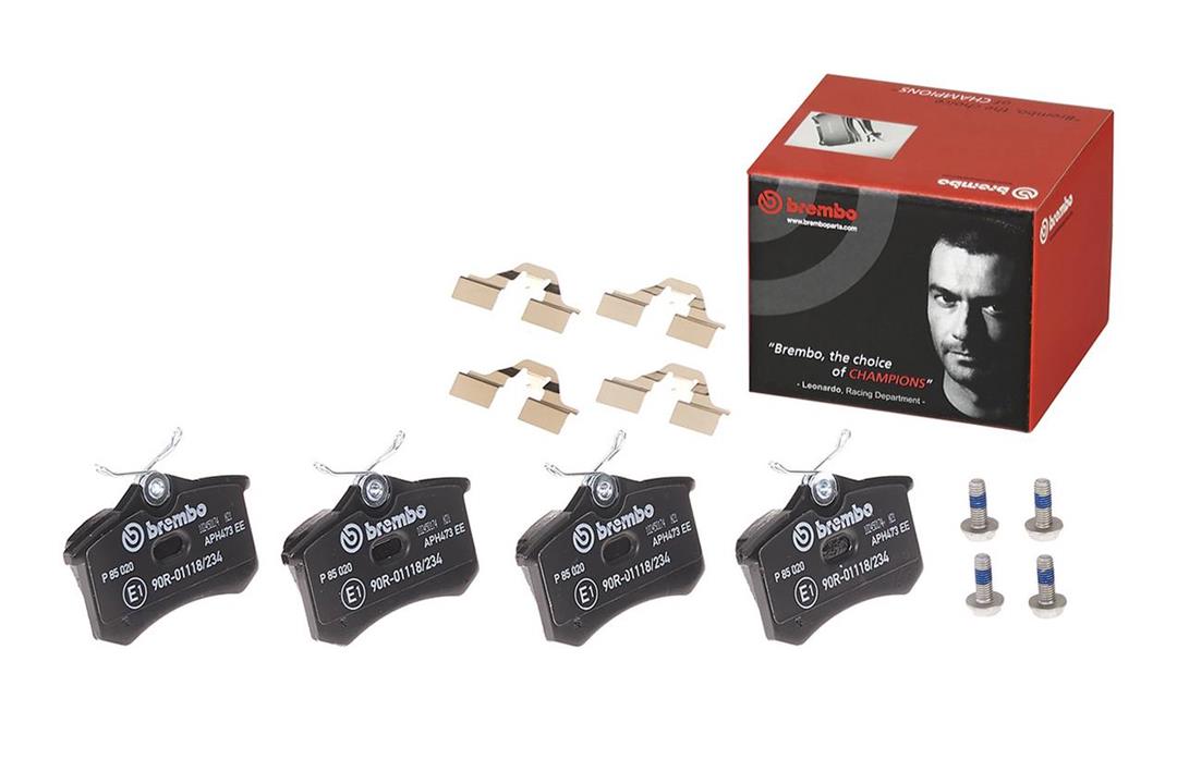 Brembo P85020 Premium Low-Met OE Equivalent Pad