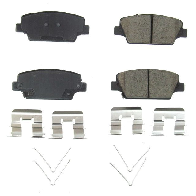 Power Stop Rear Z17 Evolution Ceramic Brake Pads with Hardware 17-2050