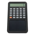 thumbnail image 2 of Calculator with Notepad, 12 Digits LCD Display, Mute Keys, Memo Lock Function, Health and Environmental , Portable and Light, for Student Teacher Office High School, 2 of 7