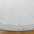 thumbnail image 3 of SAFAVIEH Martha Stewart Serenity Felicia Bordered Area Rug, Ivory/Grey, 6'7" x 6'7" Round, 3 of 10