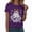Purple, variant on TOWED22 Halloween Shirts Woman Ghost Graphic Crewneck Short Sleeve Tee Shirt Short Sleeve Funny Tops Tshirts(Purple,XXL)