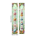 thumbnail image 2 of Easter Door Banner Couplet Hanging Holiday Decor Polyester Fabric 12.00X70.80 Inches Front Entry Decoration, 2 of 6