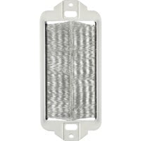 Leviton Decora 1 Gang Brush Plastic Wall Plate - Thermoplastic - White