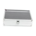 thumbnail image 4 of Caja de reloj con 12 ranuras, Cajas de Regalo de exhibición de colección de aleación de aluminio, organizador de relojes, caja de almacenamiento de Yuyangstore Caja de almacenamiento de relojes, 4 of 8