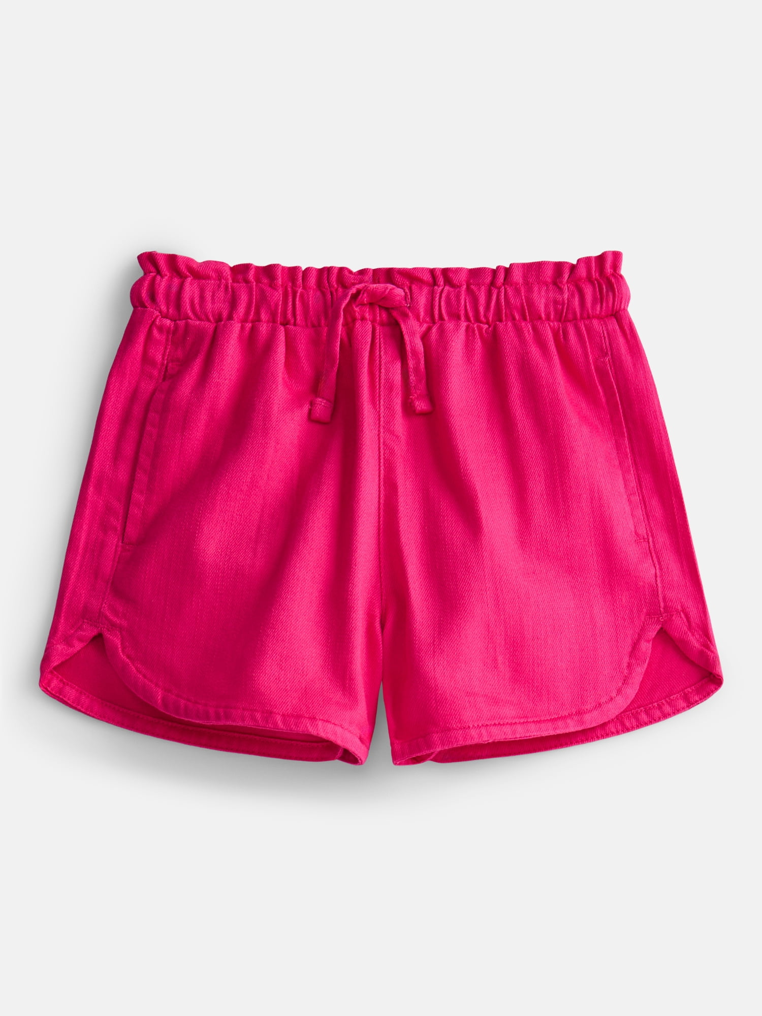 Wonder Nation Toddler Girls Soft Cotton Knit Pull On Shorts, 3 Pack, Sizes 18M-5T