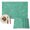 Teal, variant on Teal Solid Color Placemats Set of 4, Minimalist Vintage Linen Texture Modern Washable Wipeable Table Mats for Dining Tables, Indoor Outdoor Kitchen Place Mats for Holiday Party Table Decor