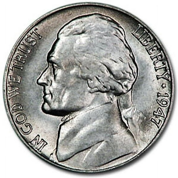1947-S Jefferson Nickel BU
