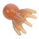 thumbnail image 2 of Masajeador de cabeza de pulpo de resina, peine para masaje del cuero cabelludo, herramienta Gua Sha, herramienta de masaje de mano para Spa, suministros para tienda de Spa de belleza, marrón claro, 2 of 8