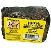 Ra Cosmetics 100% Black Soap Lemon Grass 5 Oz.,Pack of 3