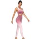 thumbnail image 2 of Women's Yoga Clothing Set Outdoor Sportswear Fashion Gradient High Stretch Seamless Yoga Clothes Leggings Sports Vest Set 26s, 2 of 4